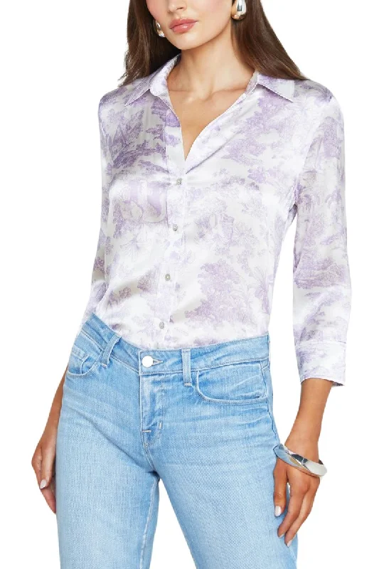 Dani Silk Blouse Sporty Women's Athleisure  Sporty Women's Athleisure 