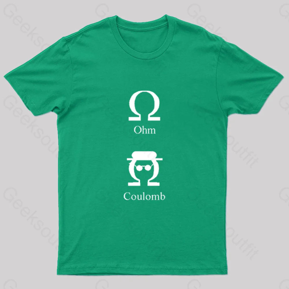 Ohm Coulomb Geek T-Shirt Women Women