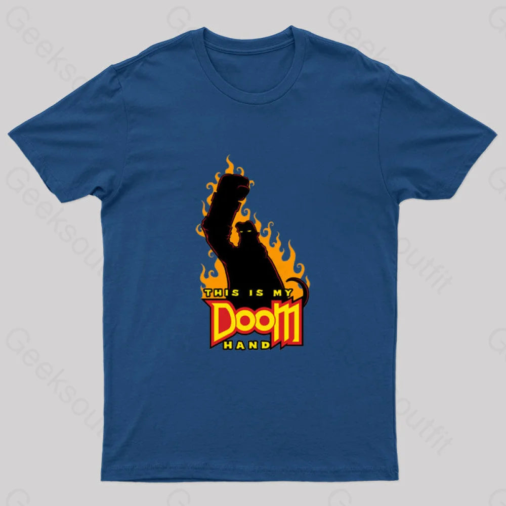 This is My Doom Hand Nerd T-Shirt Minimalist Women's Casual Minimalist Women's Casual This is My Doom Hand Nerd T-Shirt Minimalist Women's Casual Minimalist Women's Casual