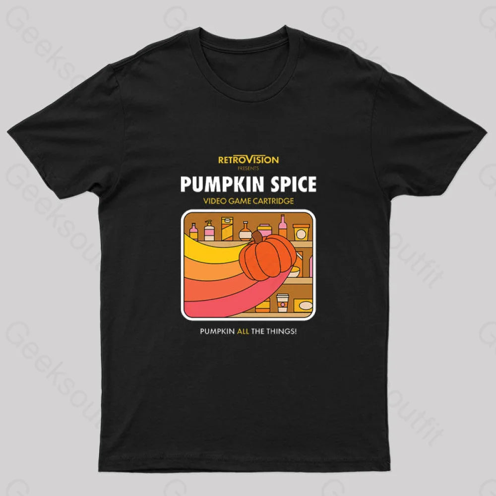 Pumpkin Spice High Score Geek T-Shirt Polished Women's Silk Polished Women's Silk