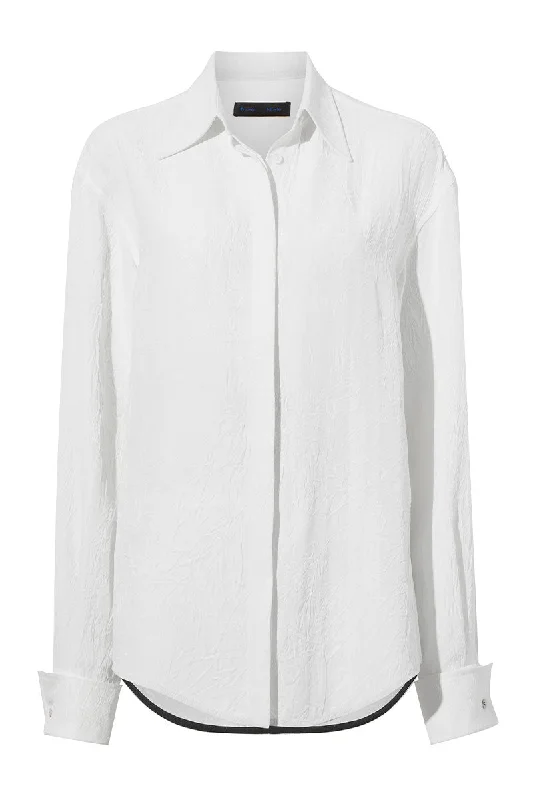 Crushed Matte Satin Shirt Vacation Vacation