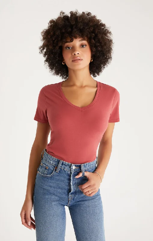 Kasey Modal V-Neck Tee Contemporary  Contemporary 