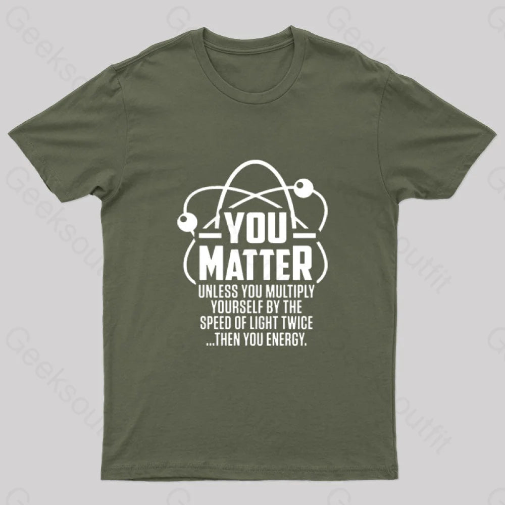 You Matter Unless ... Nerd T-Shirt Edgy Women's Punk Edgy Women's Punk