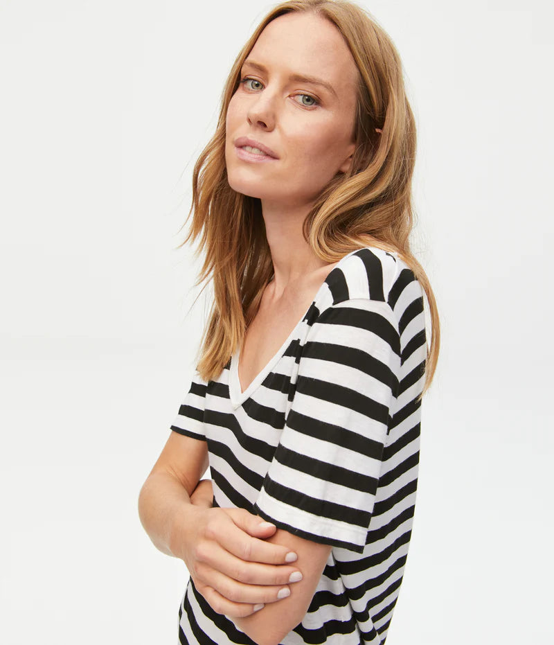 Max Striped Tee Trendy Women's Oversized Trendy Women's Oversized