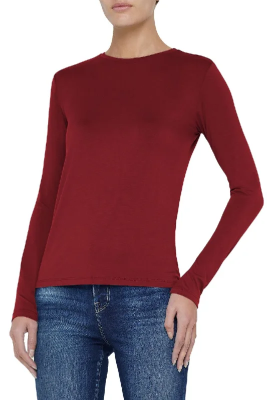 Tess Long Sleeve Tee Preppy Women's College Preppy Women's College