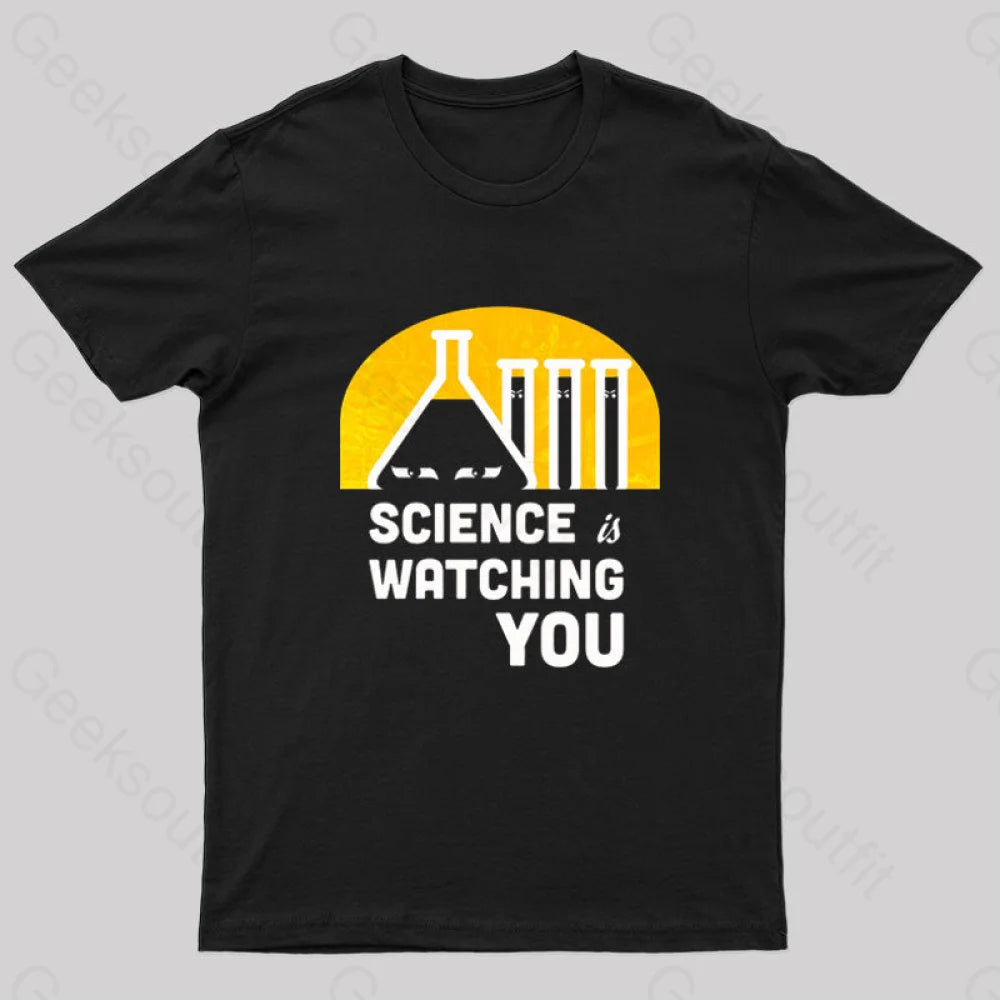 Science is Watching You Nerd T-Shirt Modern Women's  Modern Women's 