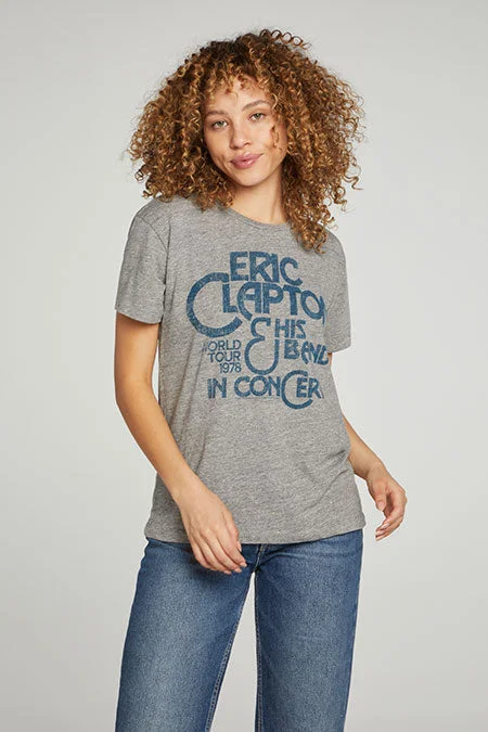 Eric Clapton World Tour Triblend Jersey Short Sleeve Crew Neck Everybody Tee British Gentlewoman Style British Gentlewoman Style