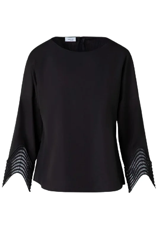 Waved Lace Poplin Blouse performance performance
