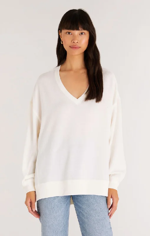Cozy V-Neck Modern Weekender Vintage Women's 1970S  Vintage Women's 1970S 