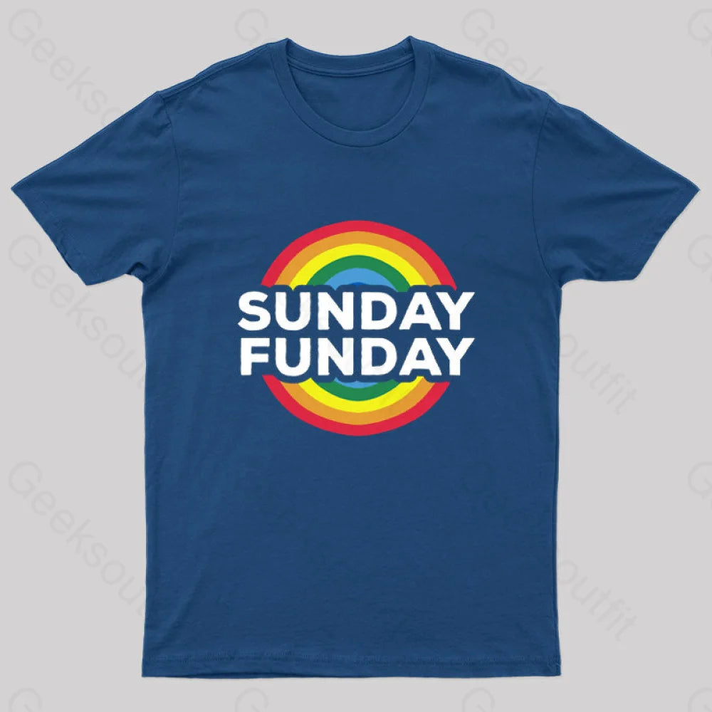 Vintage Sunday Funday Geek T-Shirt Street Street