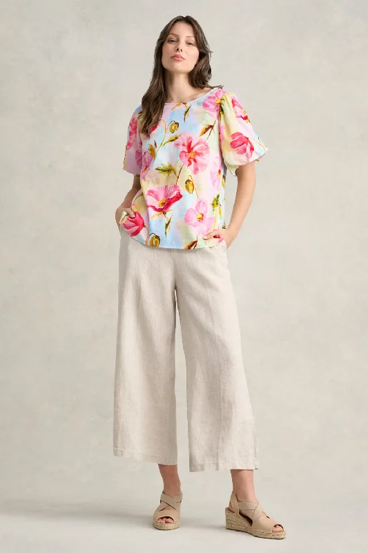 Cotton Puff Sleeve Top Youthful Women's Anime - inspired Youthful Women's Anime - inspired Cotton Puff Sleeve Top Youthful Women's Anime - inspired Youthful Women's Anime - inspired