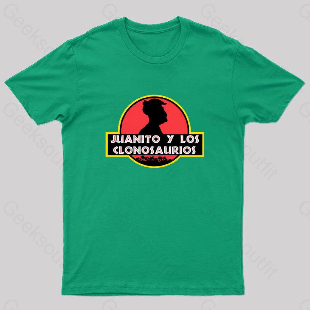 Juanito Y Los Clonosaurios Geek T-Shirt Feminine Women's Style  Feminine Women's Style 