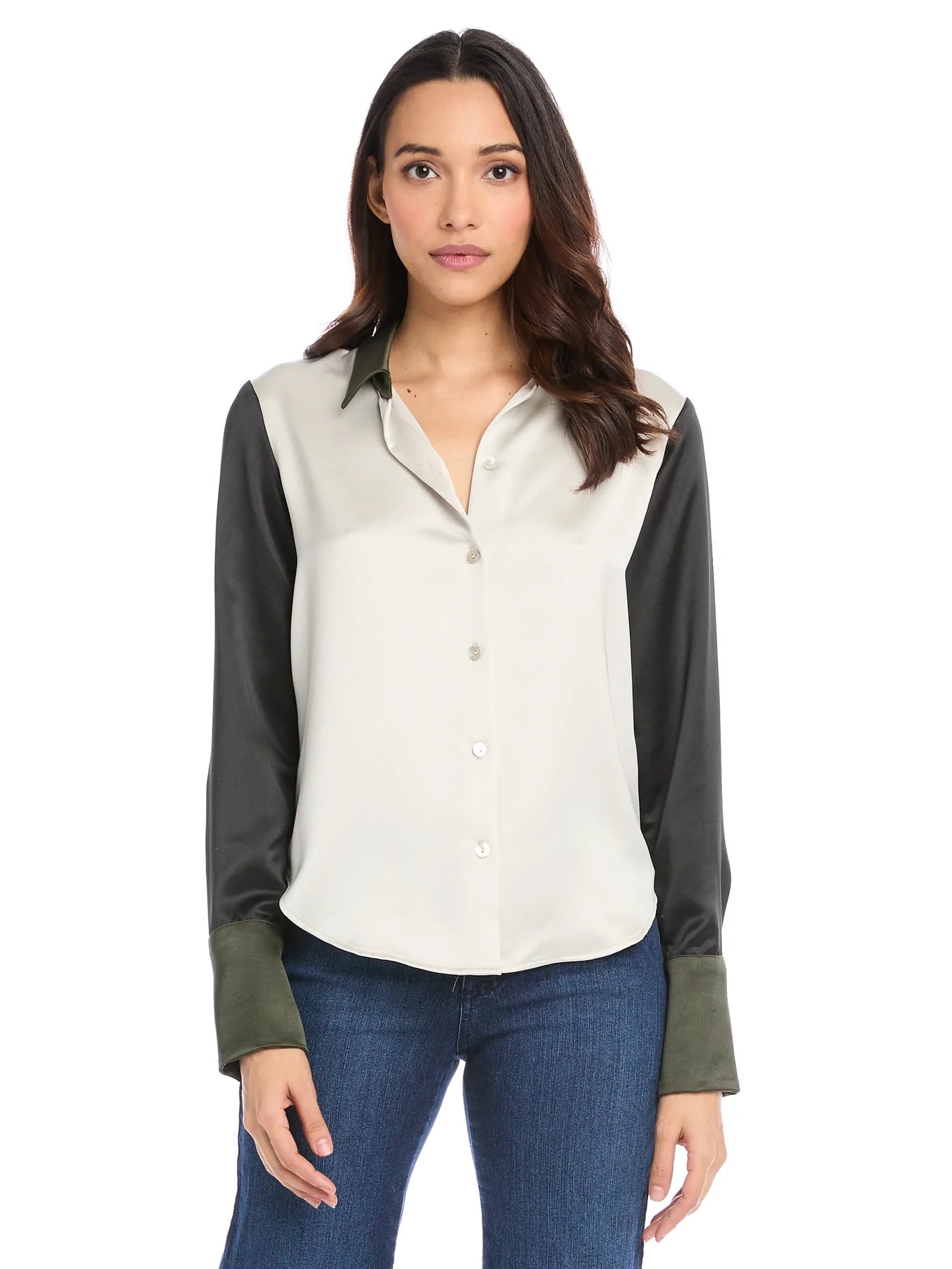Colorblock Shirt Laid - back Women's Vibe Laid - back Women's Vibe