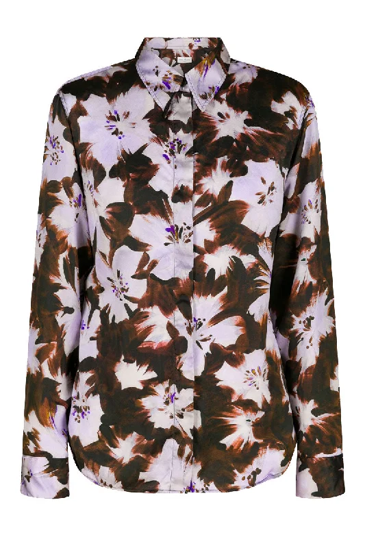 Chowy Painted Lilies Shirt Refined Women's Classic  Refined Women's Classic 