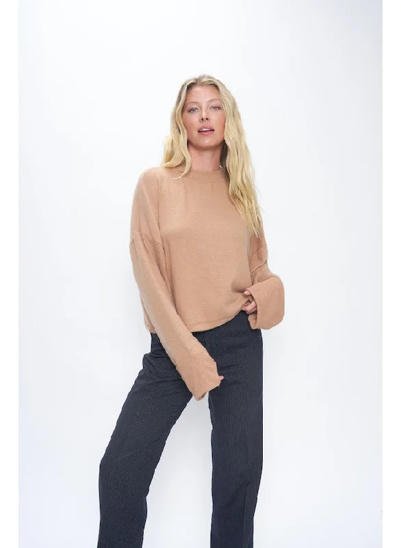 Mirella Cozy Mock Neck Cashmere Cashmere