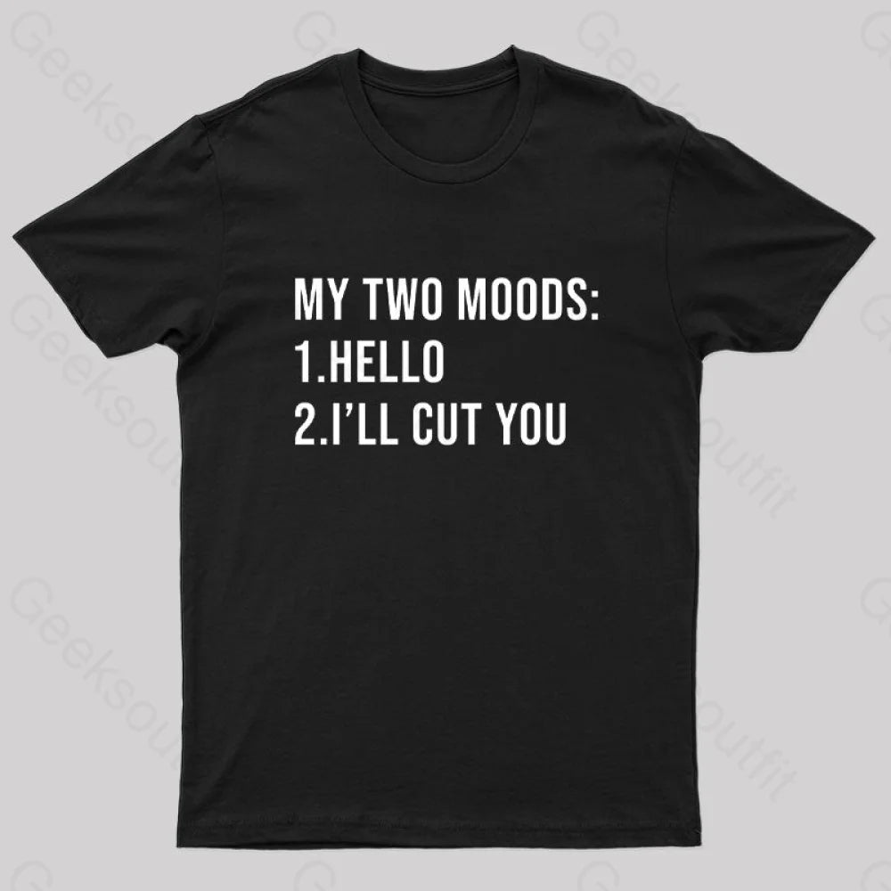 My Two Moods Nerd T-Shirt Sharp Women's Italian Sharp Women's Italian