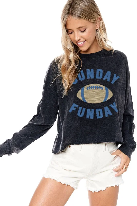 Sunday Funday Long Sleeve Stylish Women's Tropical  Stylish Women's Tropical 