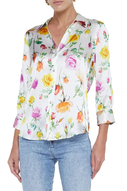Dani Silk Blouse Laid - back Women's Vibe Laid - back Women's Vibe