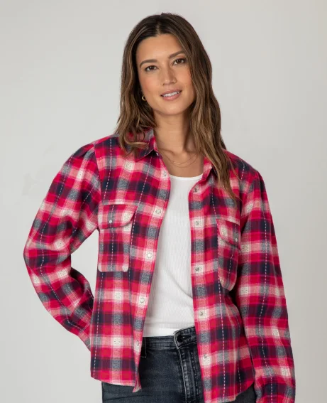 Harper Plaid Shirt Sophisticated Women's  Sophisticated Women's 