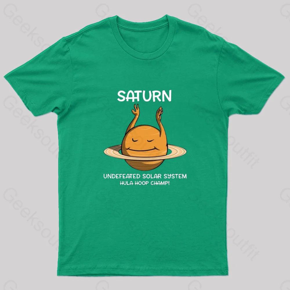 Undefeated Solar System Hula Hoop Champ! Nerd T-Shirt British Gentlewoman Style British Gentlewoman Style