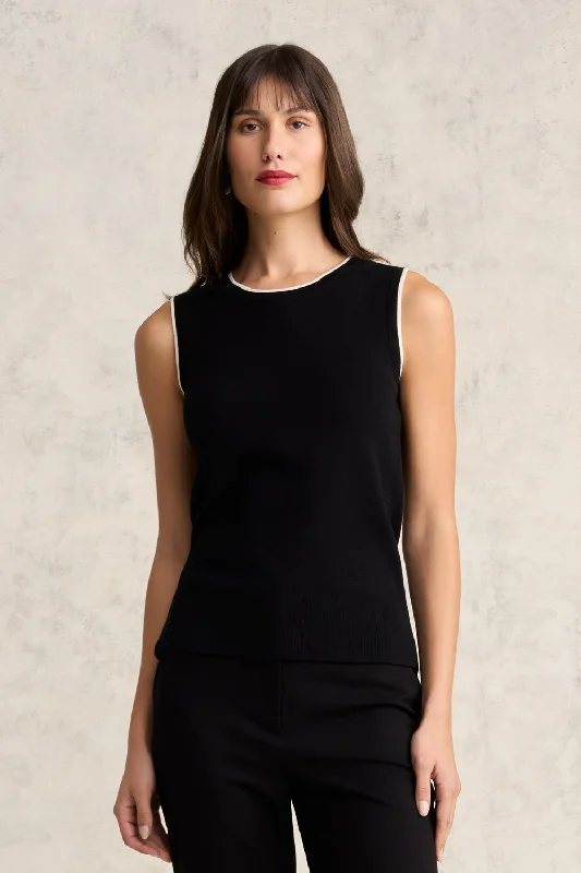 Contrast Rib Tank Artistic Women's Avant -  Artistic Women's Avant - 
