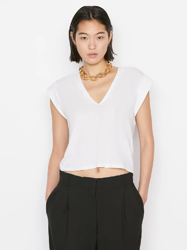 Le High Rise V Neck Tee Earthy Women's Hemp - based Earthy Women's Hemp - based