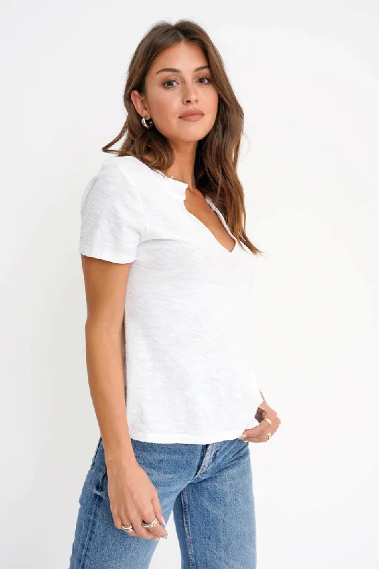 Plata Notched Tee Refined Women's  Refined Women's 