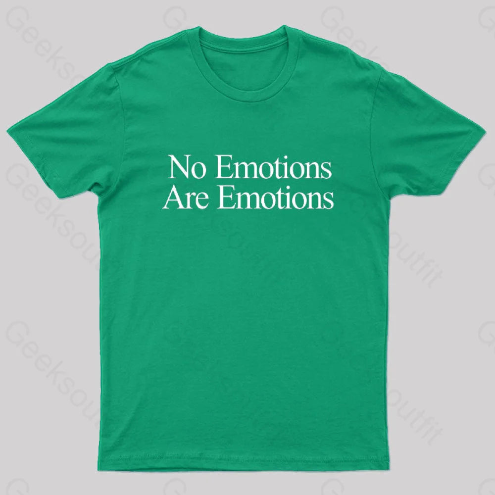 No Emotions Are Emotions Nerd T-Shirt Gym Gym