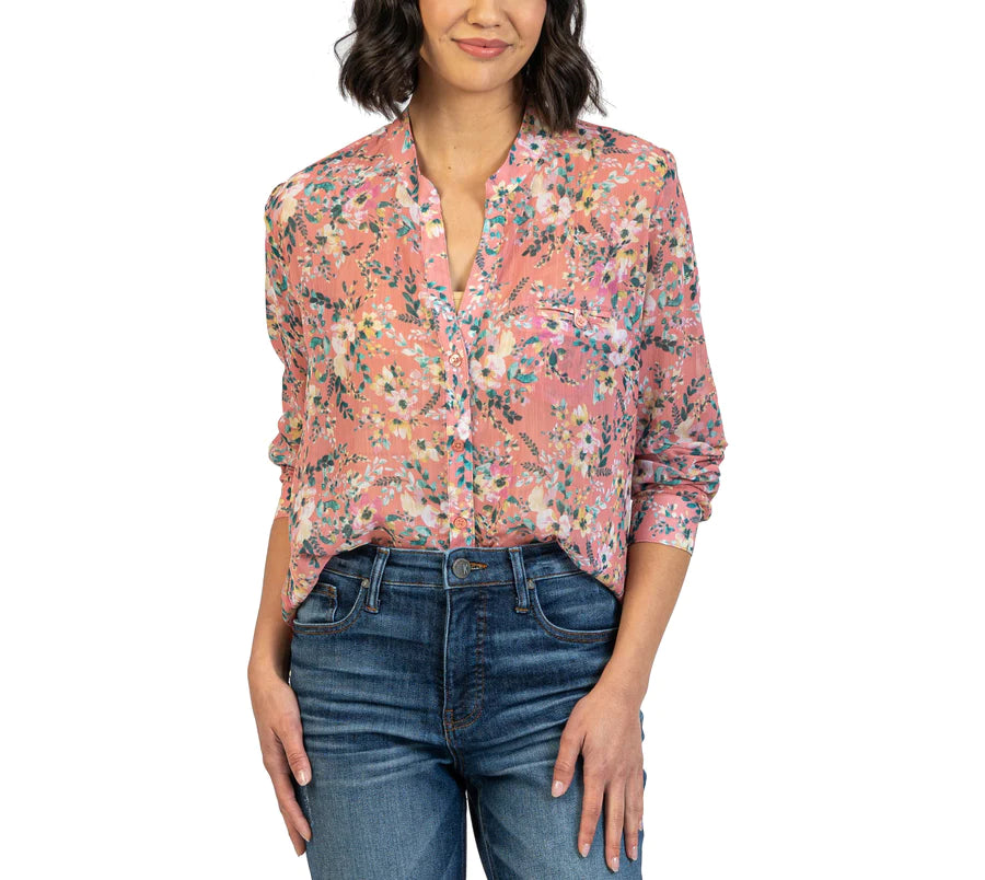 Jasmine Collar Blouse Monochromatic All - in - one Monochromatic All - in - one