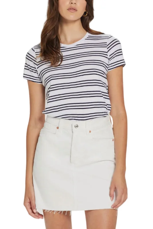 Triple Stripe Boy Tee Edgy Women's Punk Edgy Women's Punk