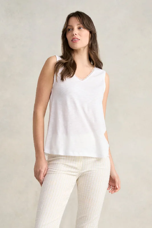 Lace Trim Tank Confident Women's High - fashion Confident Women's High - fashion