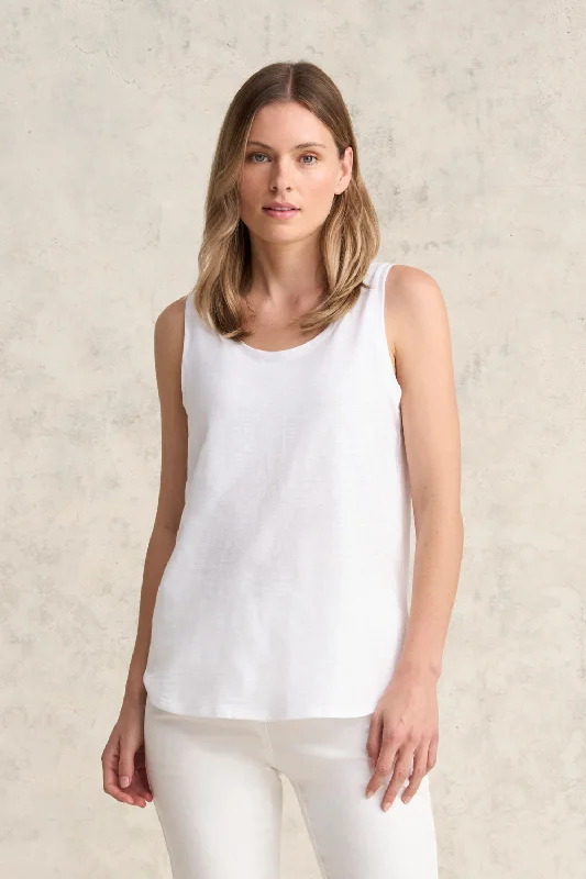 Organic Cotton Tank - White Adventure Adventure