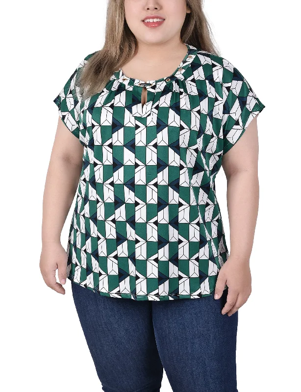 Kelly Green Ivory Geo Link