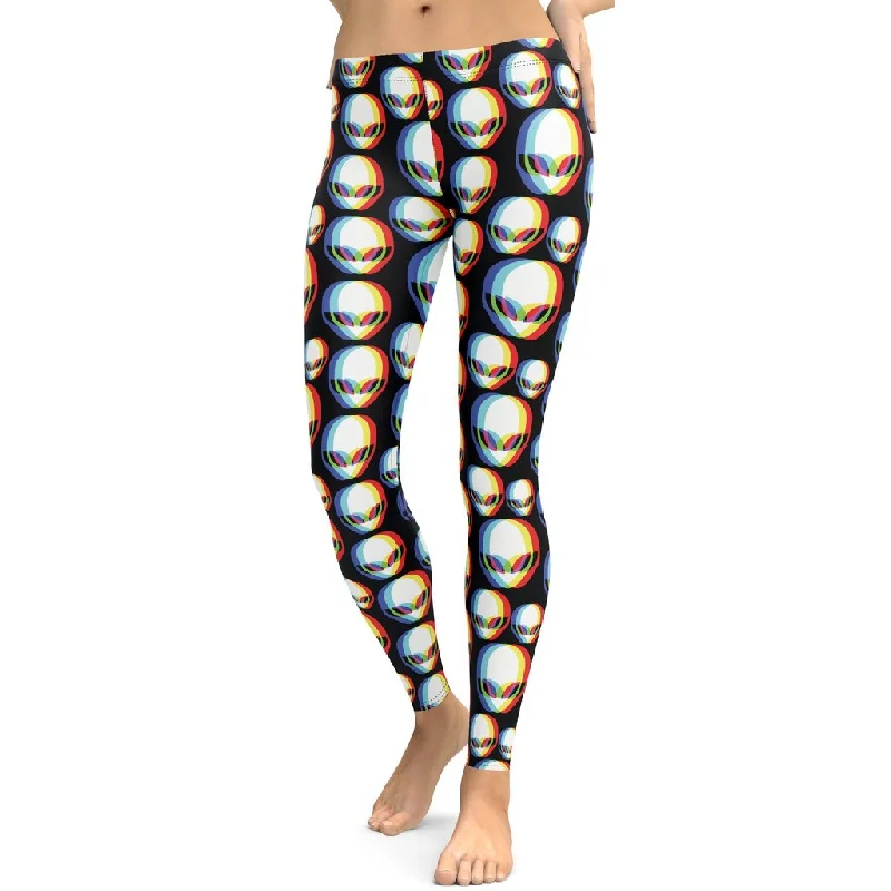 Trippy Alien Leggings Classic Women's Tweed Classic Women's Tweed