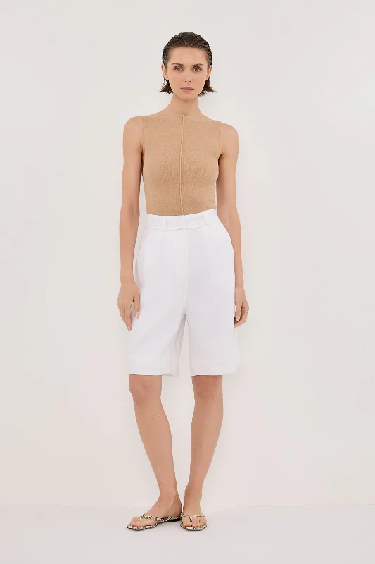 OWEN TAN BOAT NECK TOP Sustainable Organic Sustainable Organic
