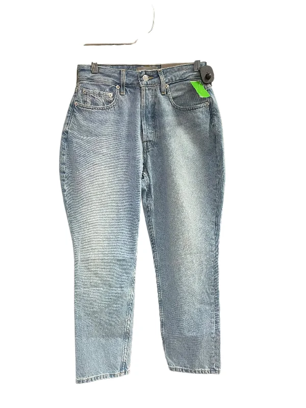Jeans Straight By Everlane In Blue Denim, Size: 4 Sleek Women's Metallic Sleek Women's Metallic Jeans Straight By Everlane In Blue Denim, Size: 4 Sleek Women's Metallic Sleek Women's Metallic