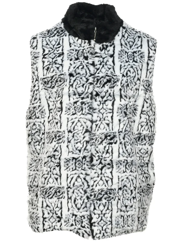 White Faux Fur Coat - XL Earthy Women's  Earthy Women's 