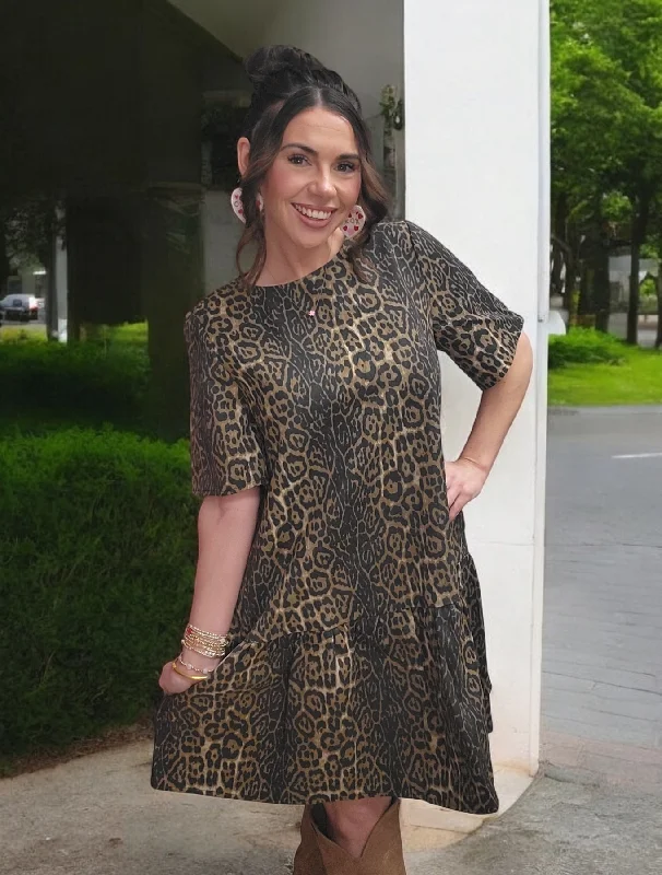 Charlie Cheetah Dress Bold Women's Statement Bold Women's Statement