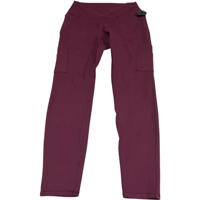 Athletic Leggings By Spyder In Red, Size: M Vacation Vacation