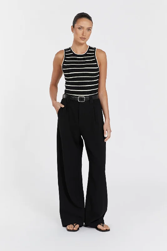 HENRY BLACK STRIPED KNIT TANK Practical Women's Multi -  Practical Women's Multi - 