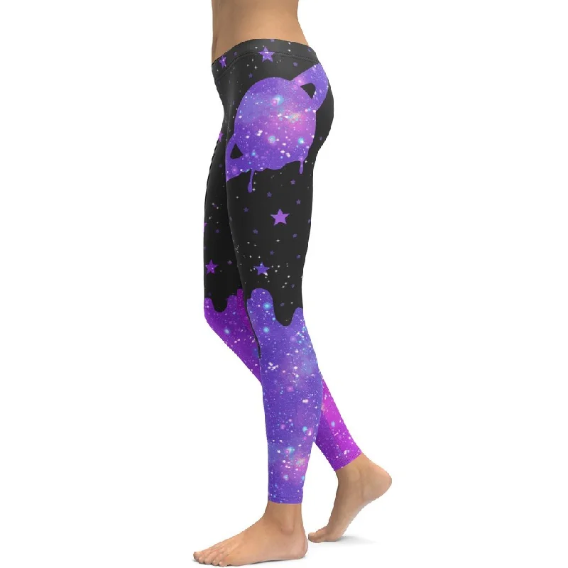 Melting Galaxy Leggings Gym Gym