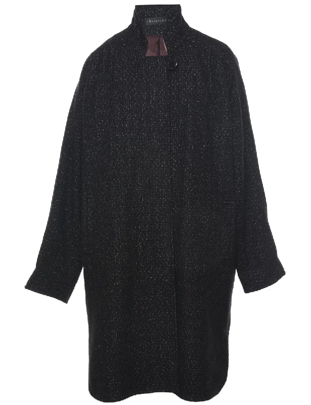 Single Breasted Wool Coat - XXL Bold Women's Animal Print Bold Women's Animal Print