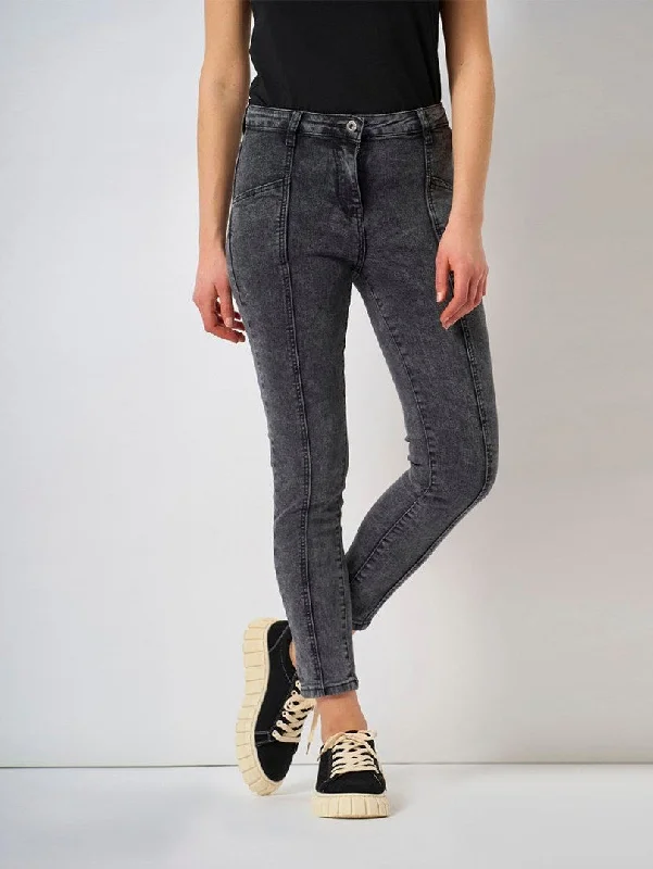 Jeans gris foncé taille haute Dapper Women's 1920S Dapper Women's 1920S