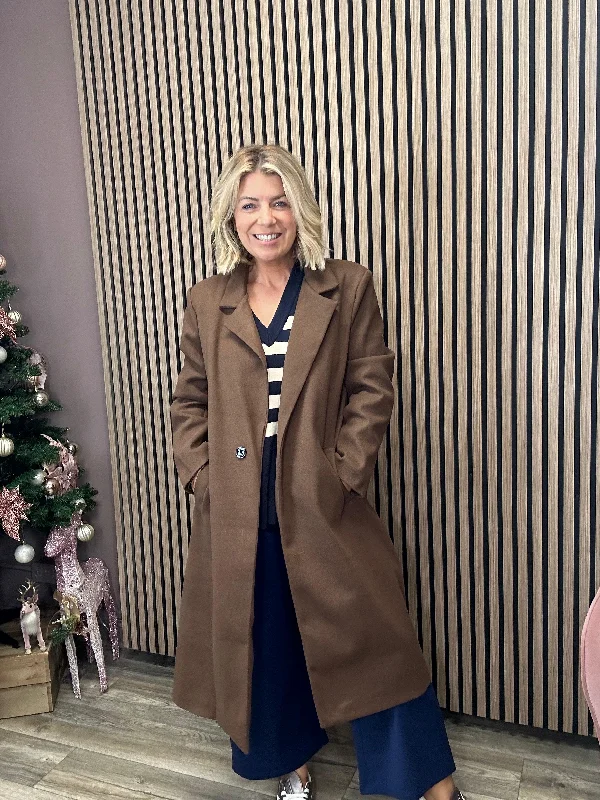 Beatrice Coat (Brown) Traditional Women's Wool Traditional Women's Wool