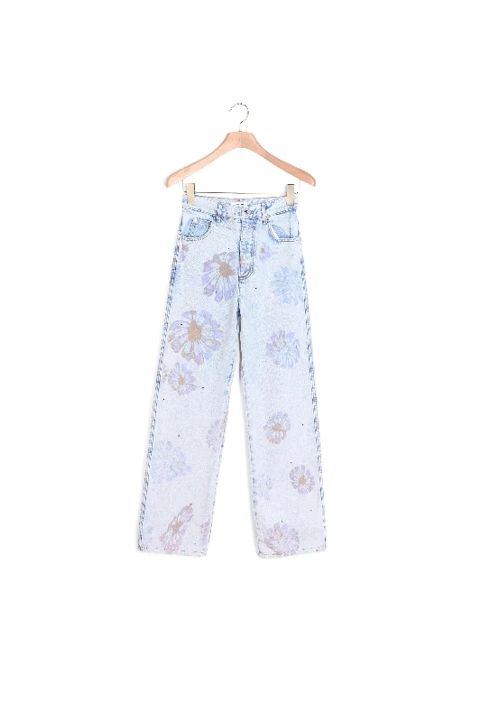 Jean motifs fleurs Vacation Vacation