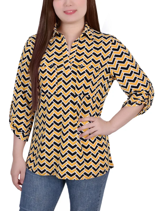 Yellow Black Zigzag