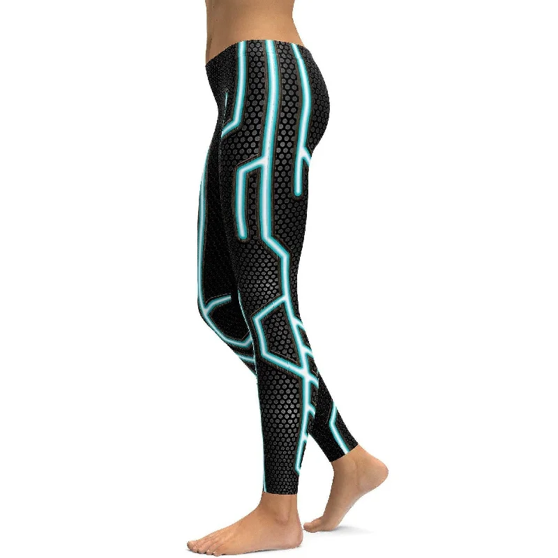 Blue Speedster Leggings Monochromatic All - in - one Monochromatic All - in - one