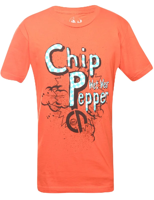 2000s Chip Pepper Printed T-shirt - M Refined Women's  Refined Women's 
