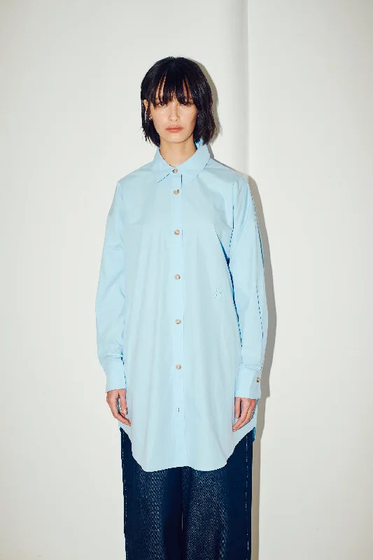 Cotton Poplin Oversized Shirt Dress Hip Women's Urban Hip Women's Urban
