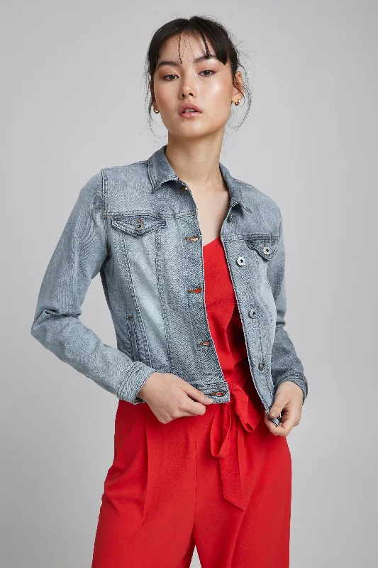 Stampe Denim Jacket (Washed light Blue) Compression Compression